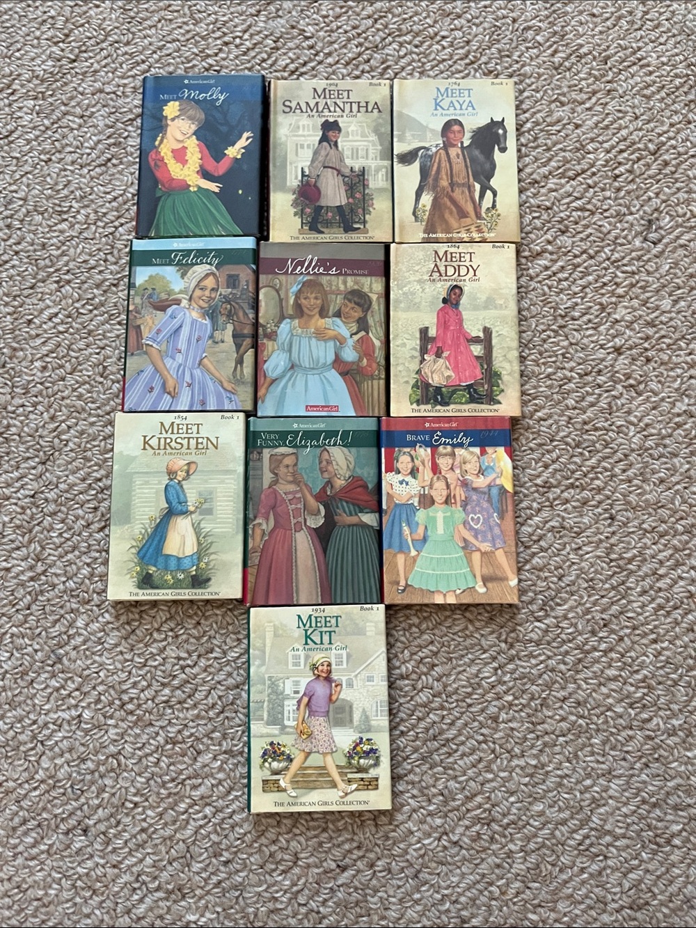 Rare Set of 10 American Girl Historical Characters Mini Book Lot. 📚
